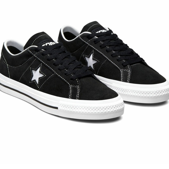 Converse Kids Black and White Sneakers - Picture 1 of 11